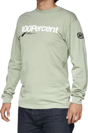 100% Bilto Long-Sleeve T-Shirt - Slate Green - Small 33009-486-10