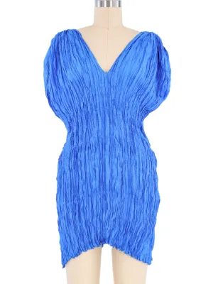 1980s Caryatid Pleated Silk Tunic