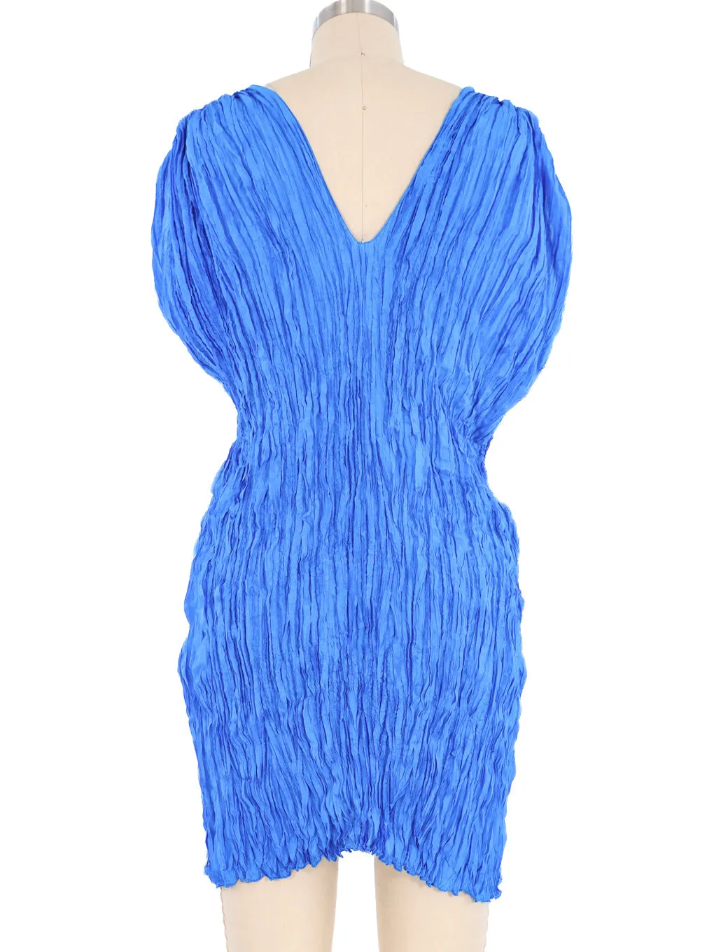 1980s Caryatid Pleated Silk Tunic