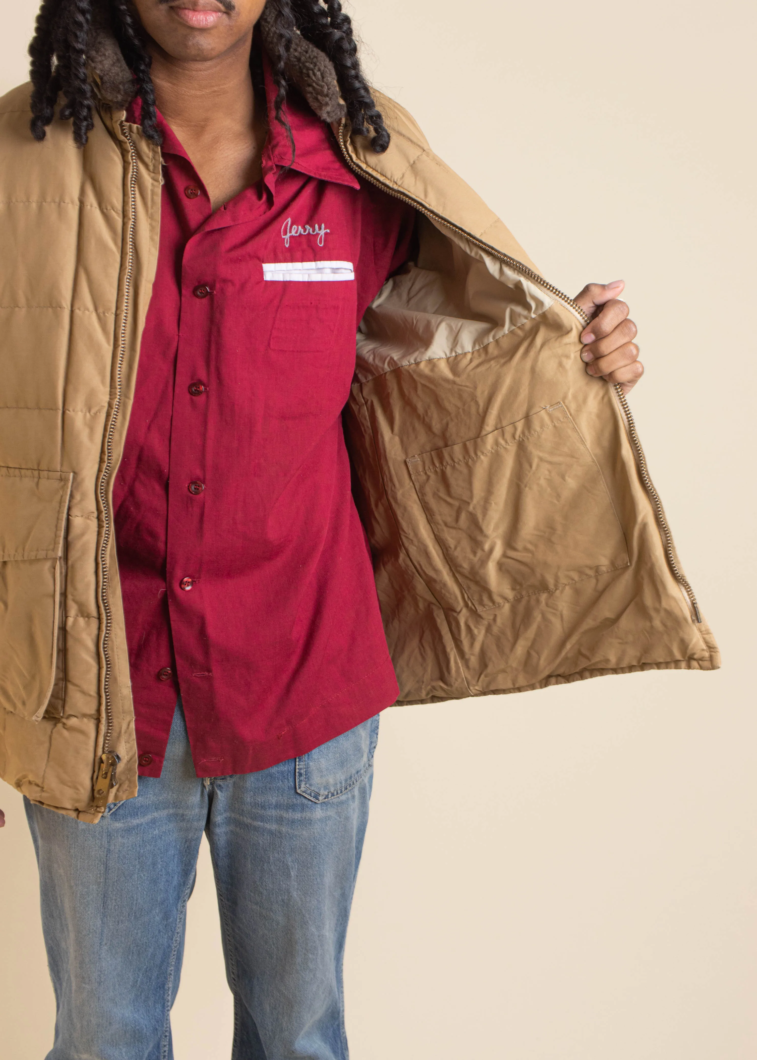 1980s Eddie Bauer Goose Down Parka Jacket Size M/L