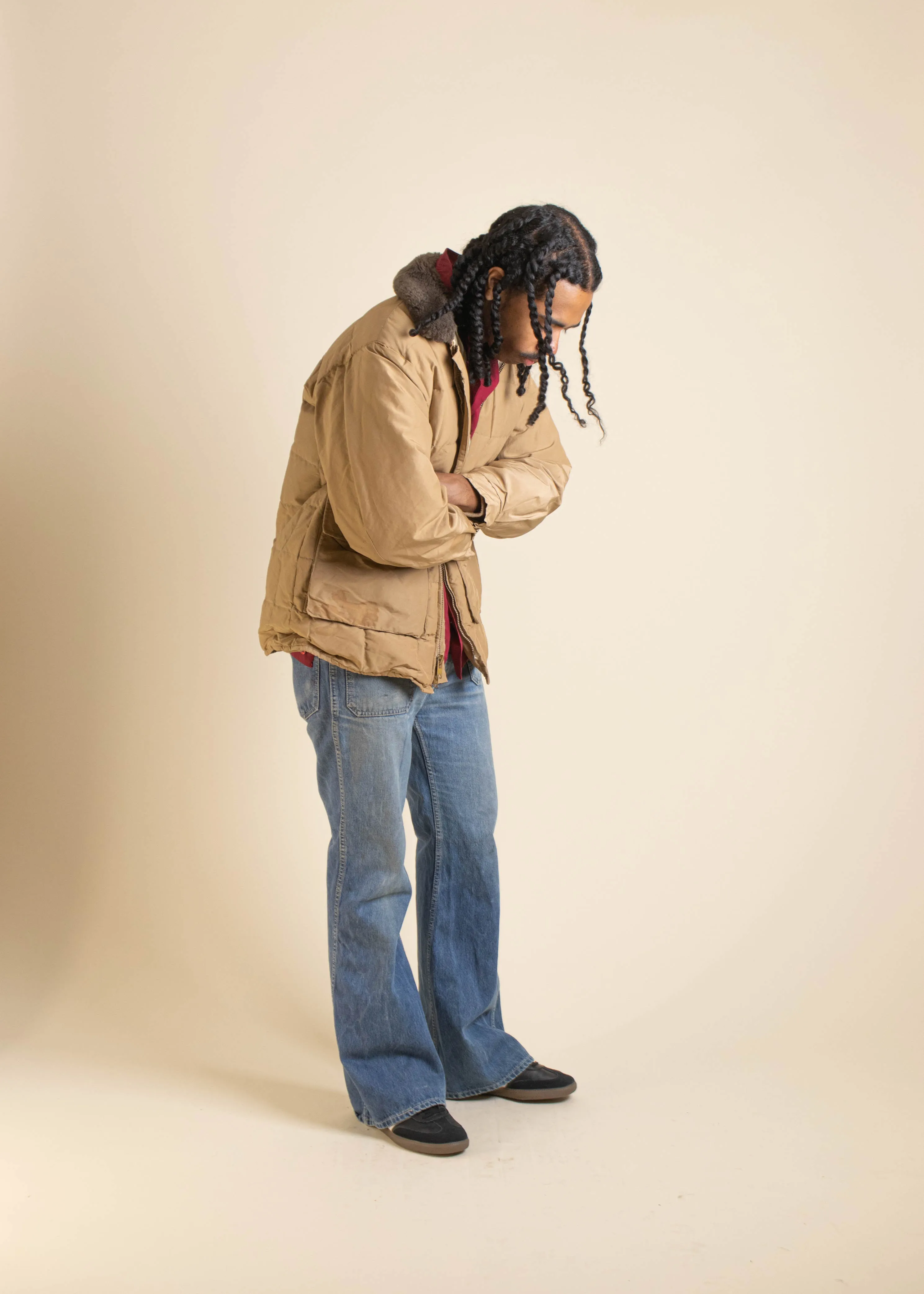 1980s Eddie Bauer Goose Down Parka Jacket Size M/L