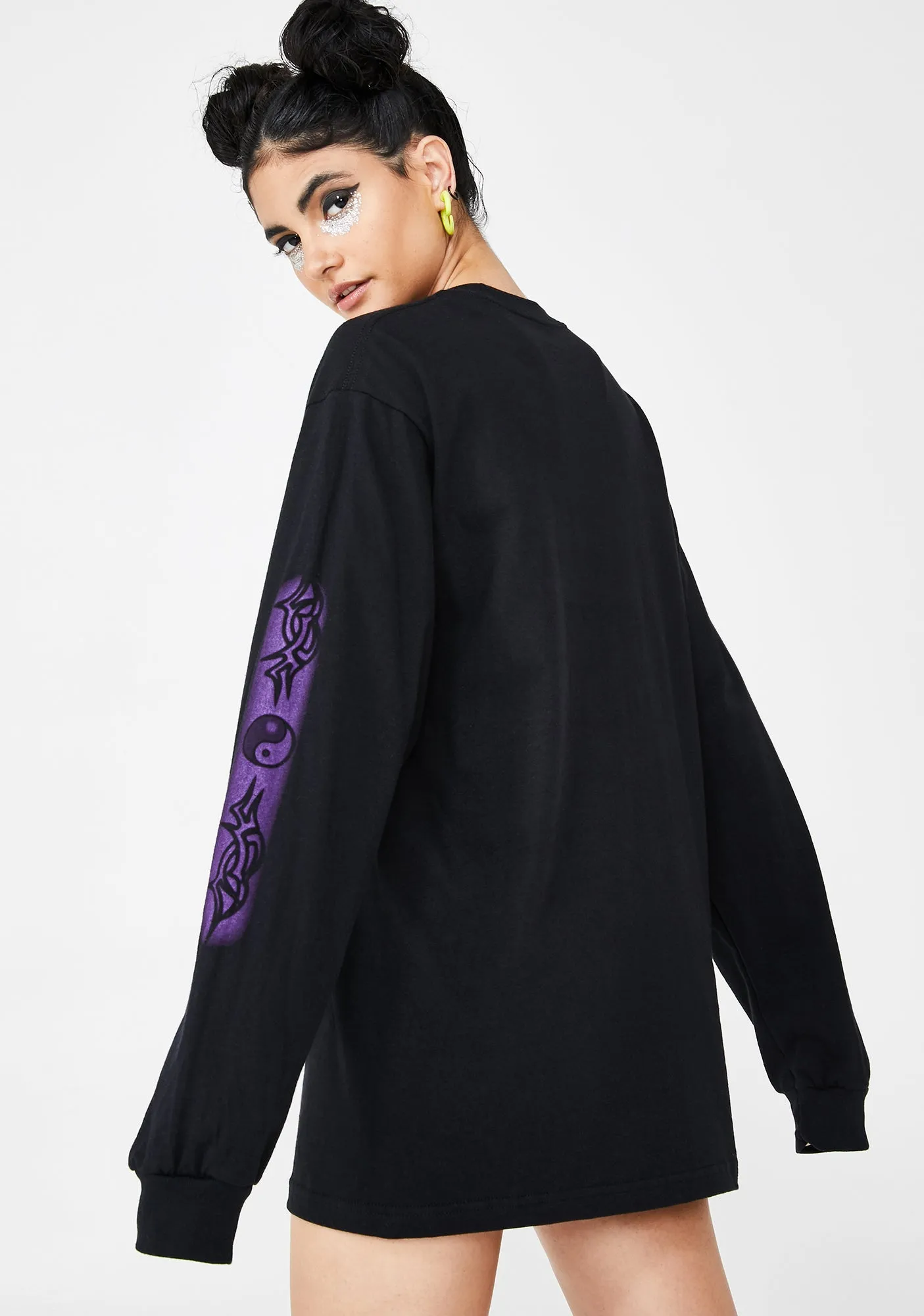 Airbrush Joker Long Sleeve Tee