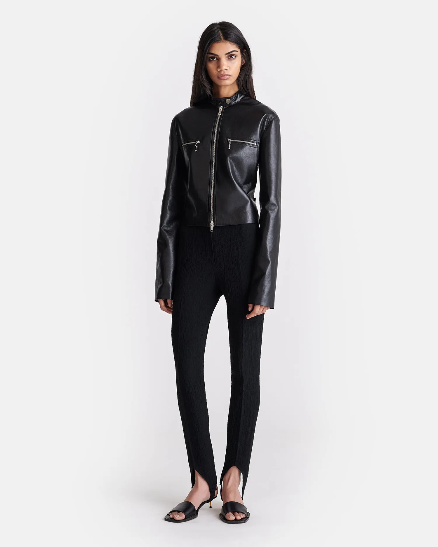 Aletta - Okobor™ Alt-Leather Jacket - Black