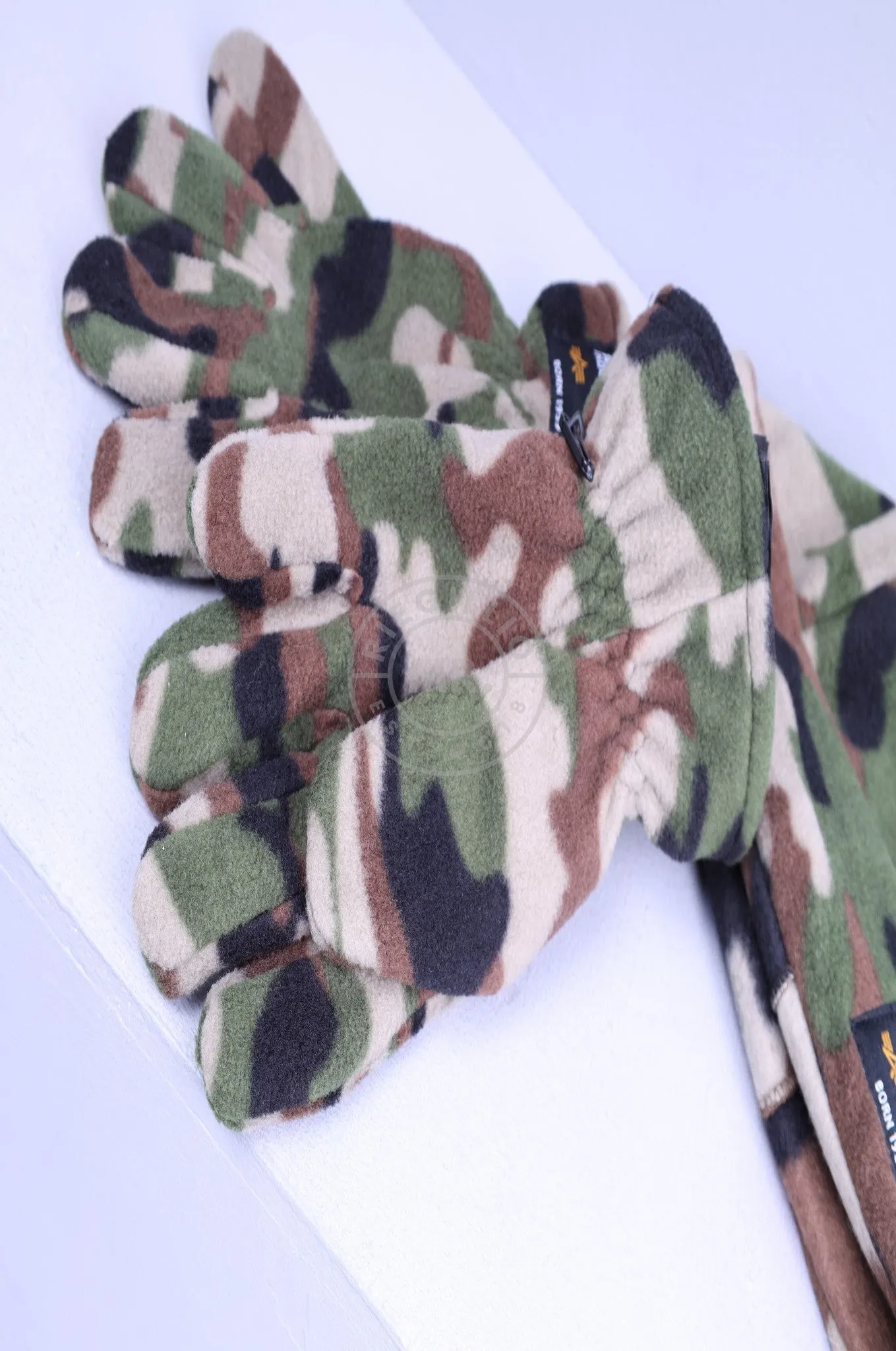 Alpha Industries Label Fleece Set - WDL Camo