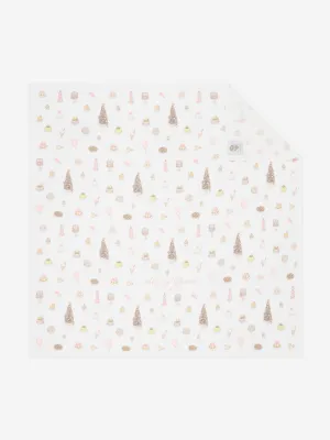Atelier Choux Baby Girls Sweetie Pie Swaddle in Pink
