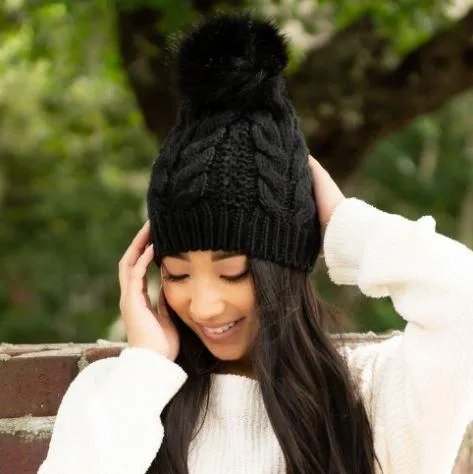Black Tori Beanie