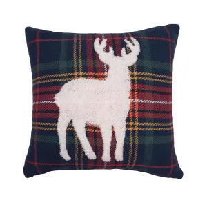 Blue Lennox Deer Pillow