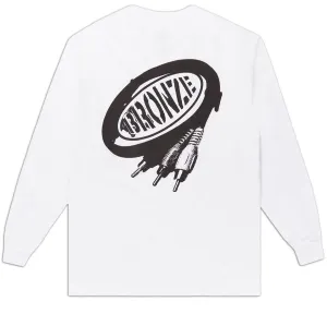 Bronze 56k RCA Cords Long Sleeve T-Shirt - White