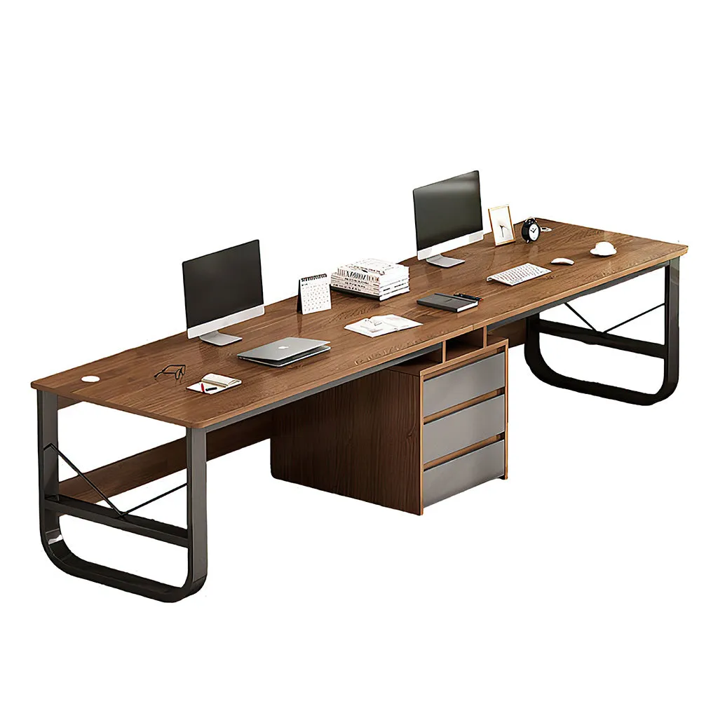 Classic Office Desk Furniture Storage Cabinet Writing Desk Spacious and Practical YGZ-1093