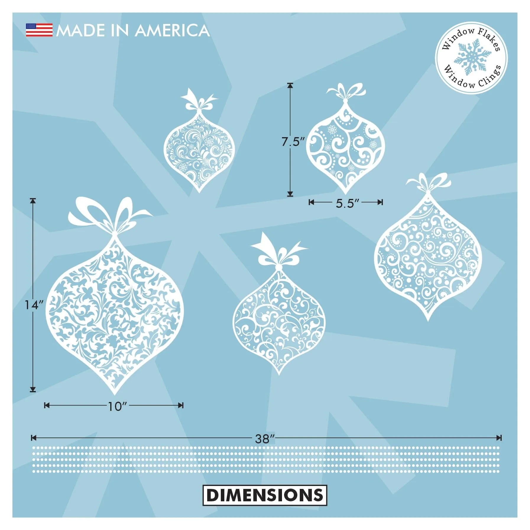 Classic Ornaments - Set of 5
