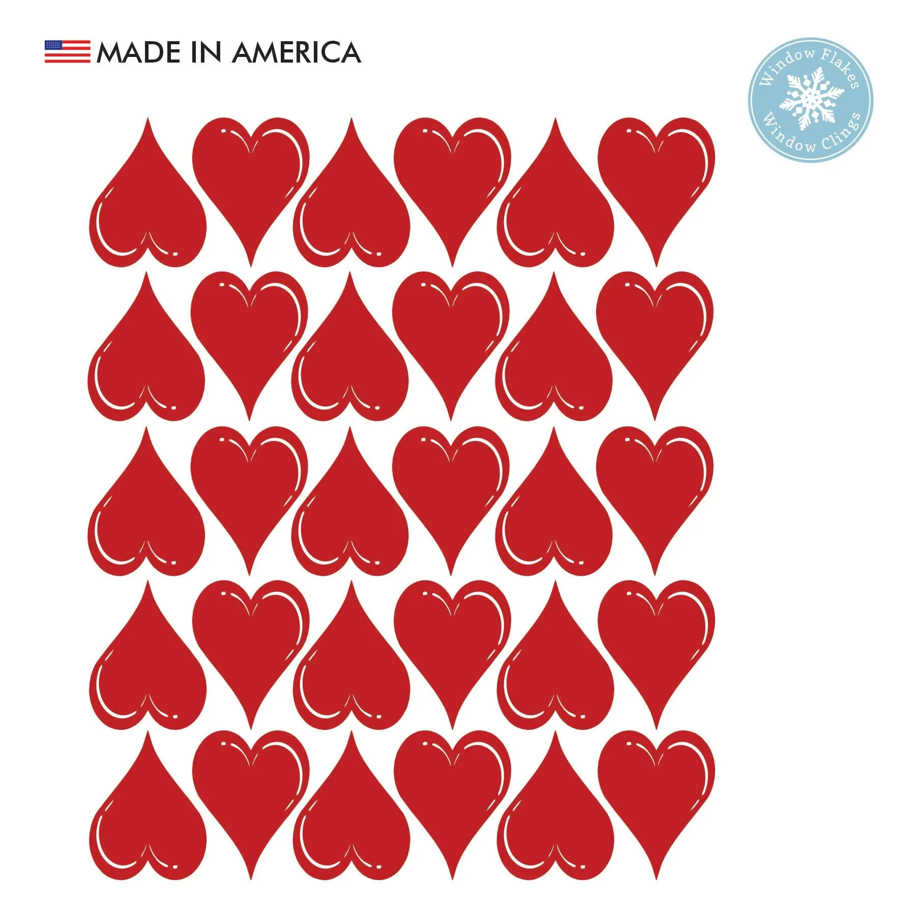 Classic Valentine Hearts