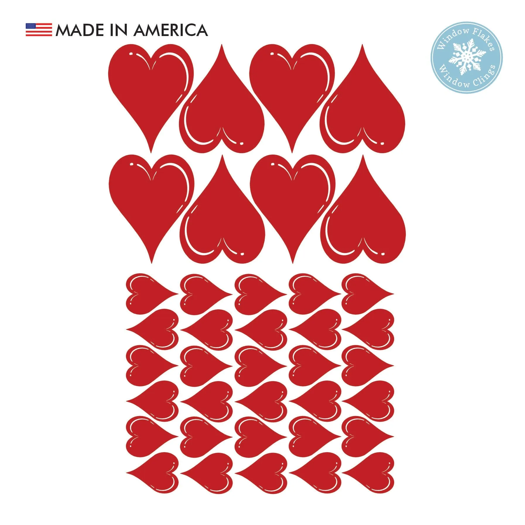 Classic Valentine Hearts