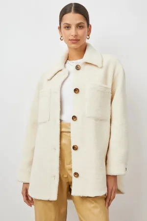 Connie Ivory Teddy Jacket