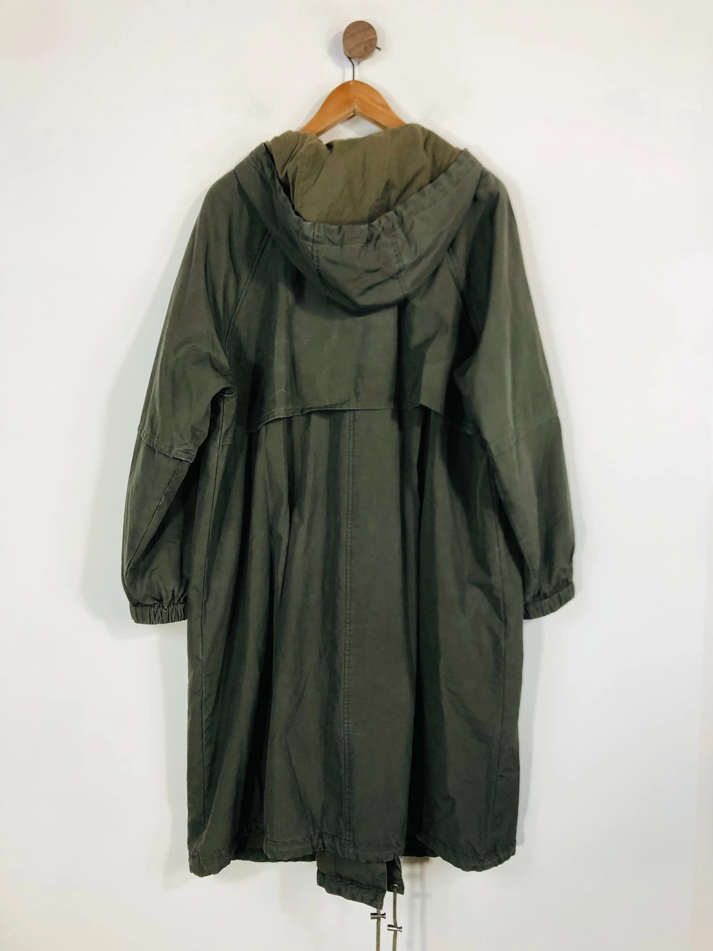 Cos Women's Cotton Parka Jacket | M UK10-12 | Green