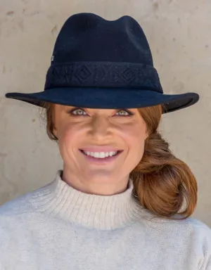 Davos Fedora Black