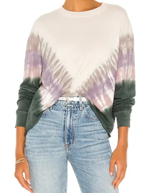 Dusty Rose Tie Dye Long Sleeve Crop | DAYDREAMER