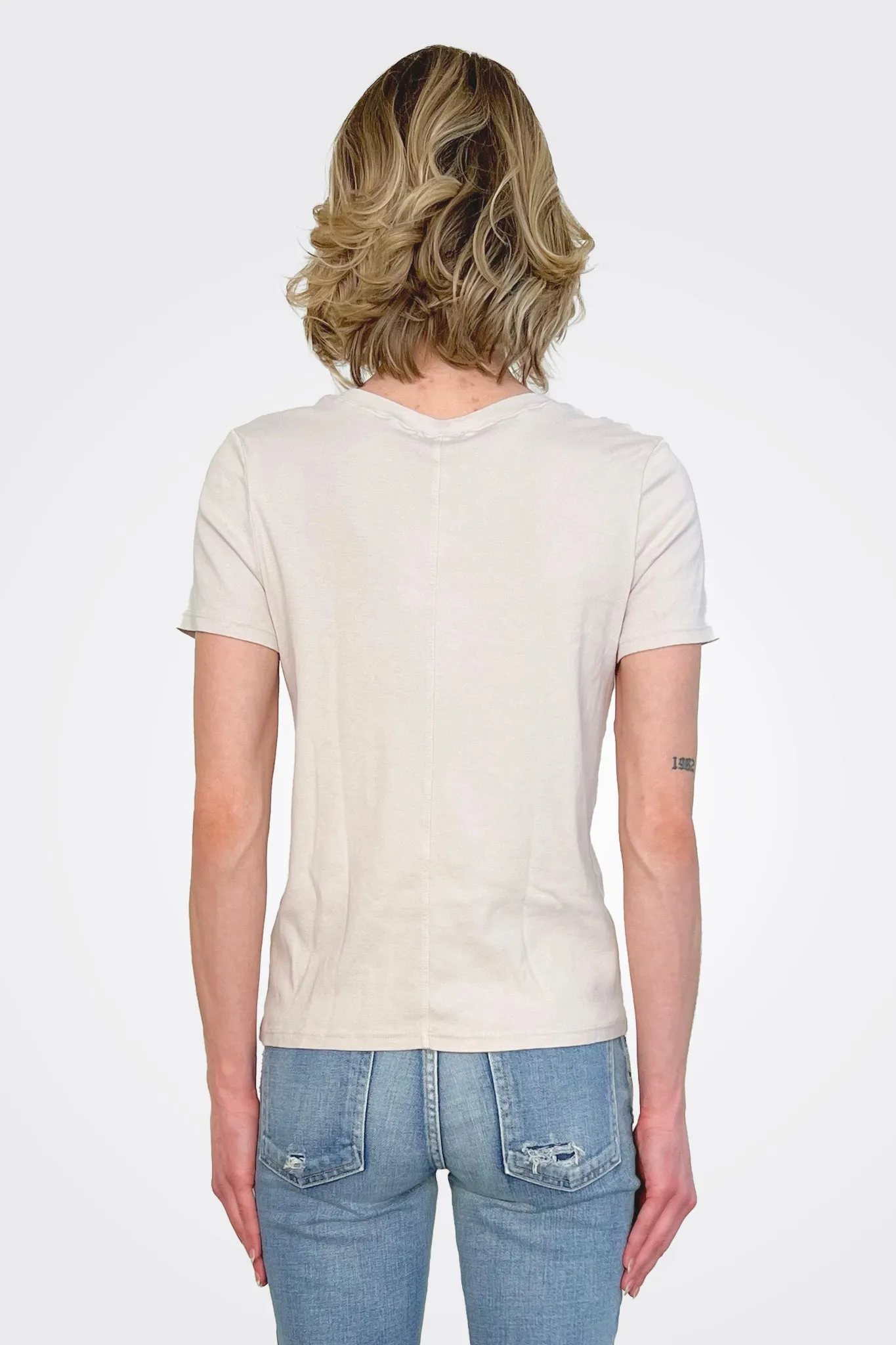 Dylan Classic V Tee - Cement