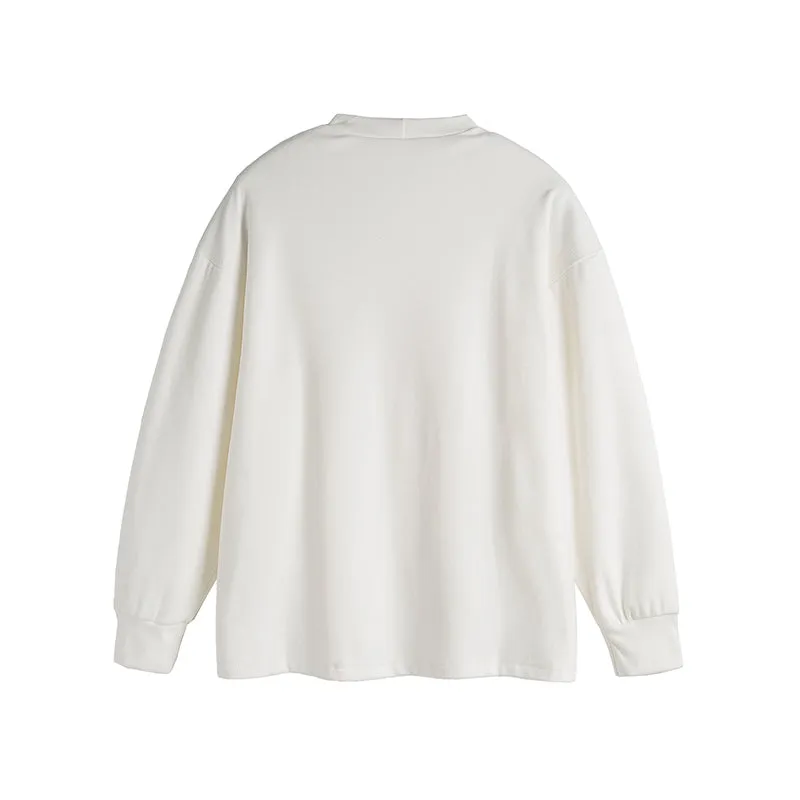 Faire Echo oversized crewneck long-sleeve Shirt