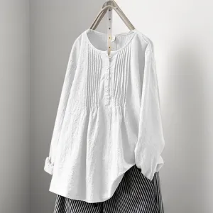 Farah┃Folded plain casual Tunic