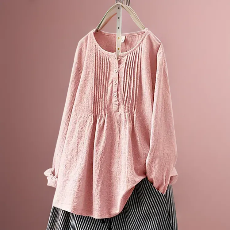 Farah┃Folded plain casual Tunic
