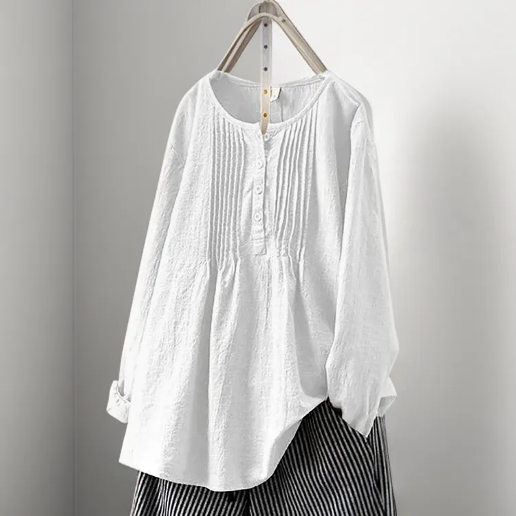 Farah┃Folded plain casual Tunic