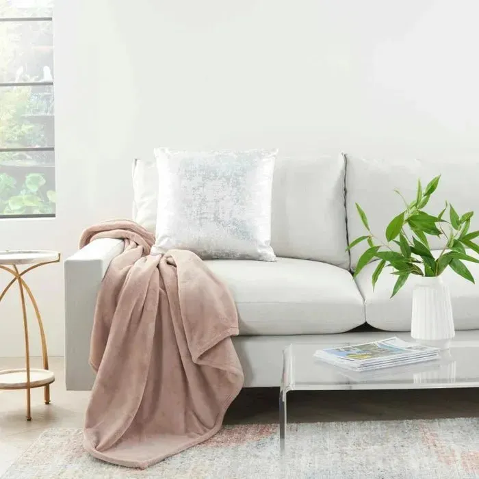 Faux Fur AP102 Blush Throw Blanket
