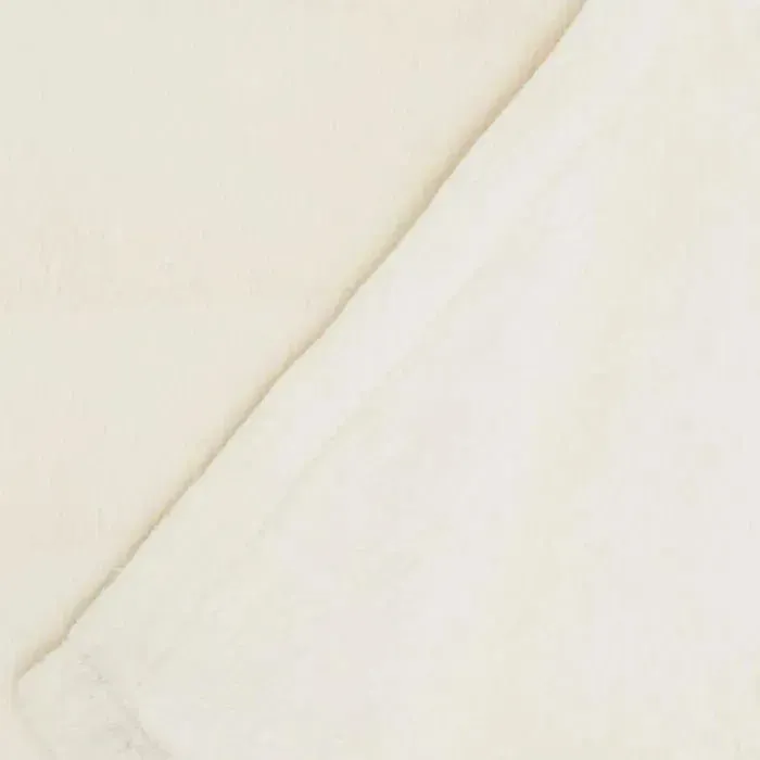 Faux Fur AP102 Ivory Throw Blanket