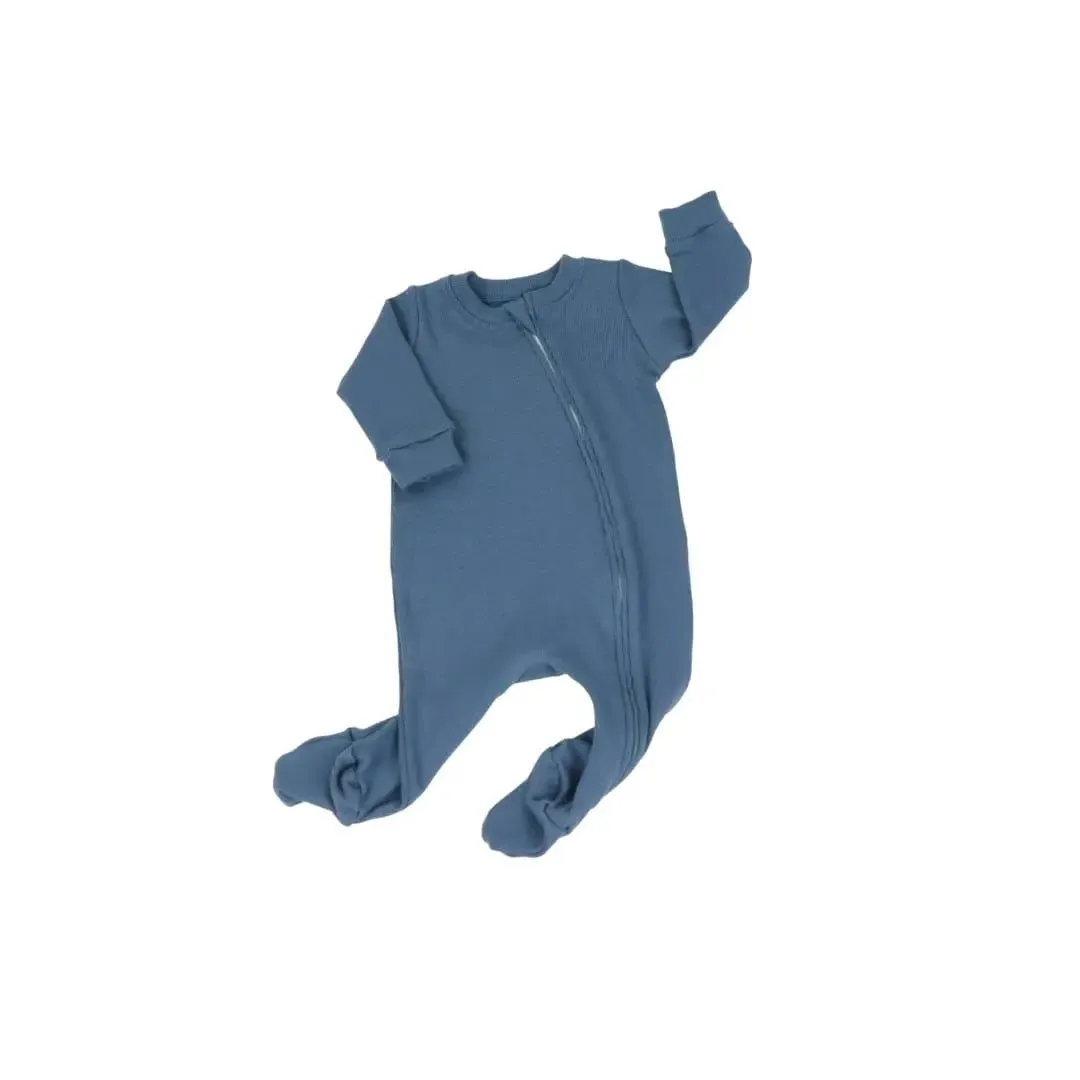 FOOTY ROMPER - RIBBED - ASSORTED COLOURS