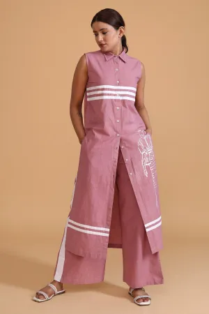 Front Stripe Hand Painted Tunic