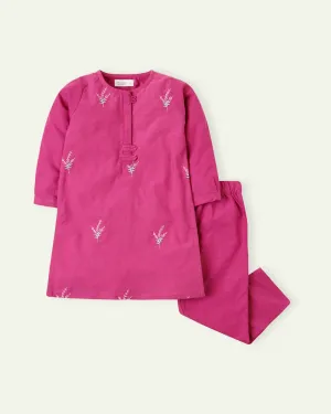 Fushcia Pink Tunic Set