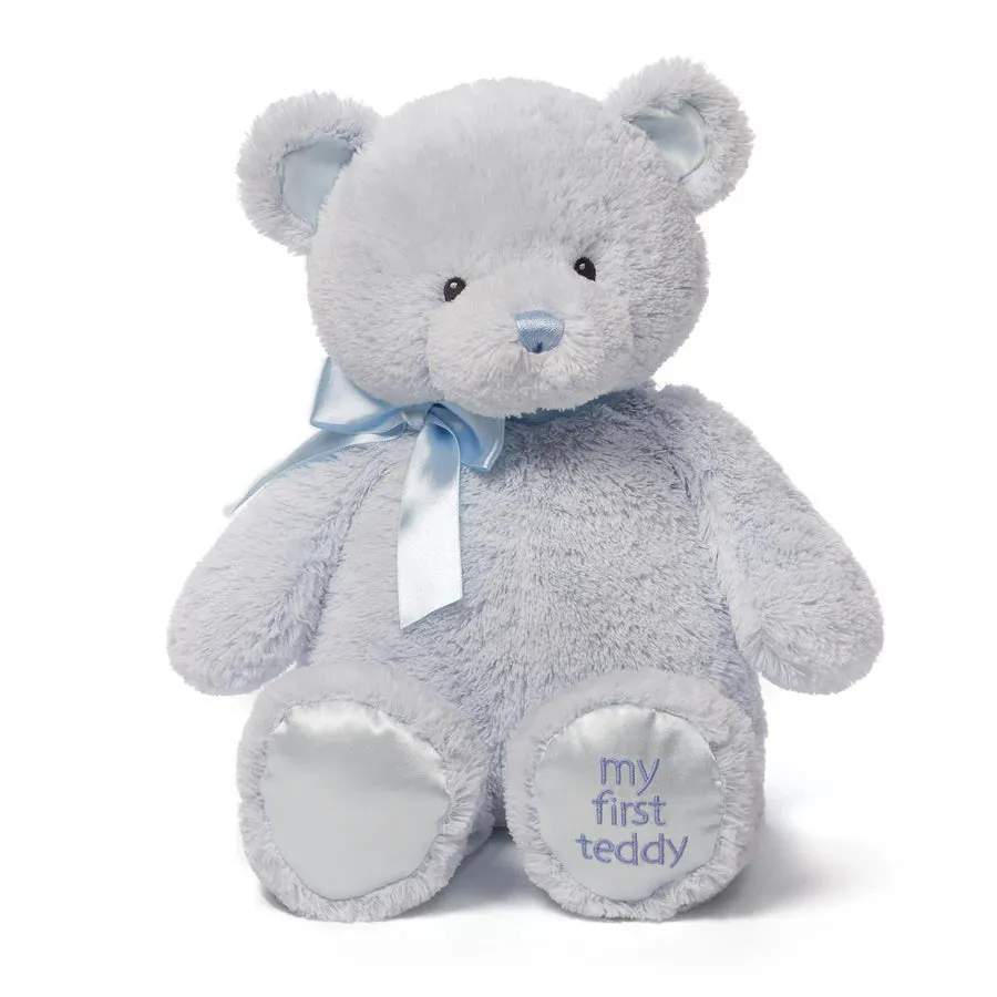 Gund Baby My First Teddy | Blue, 10in
