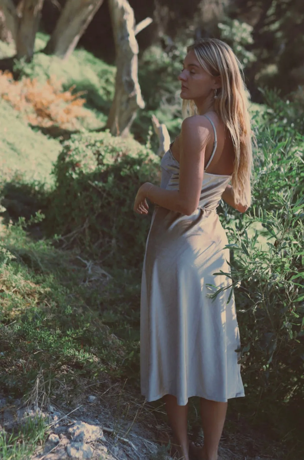 Hendrix Midi Dress - Champagne