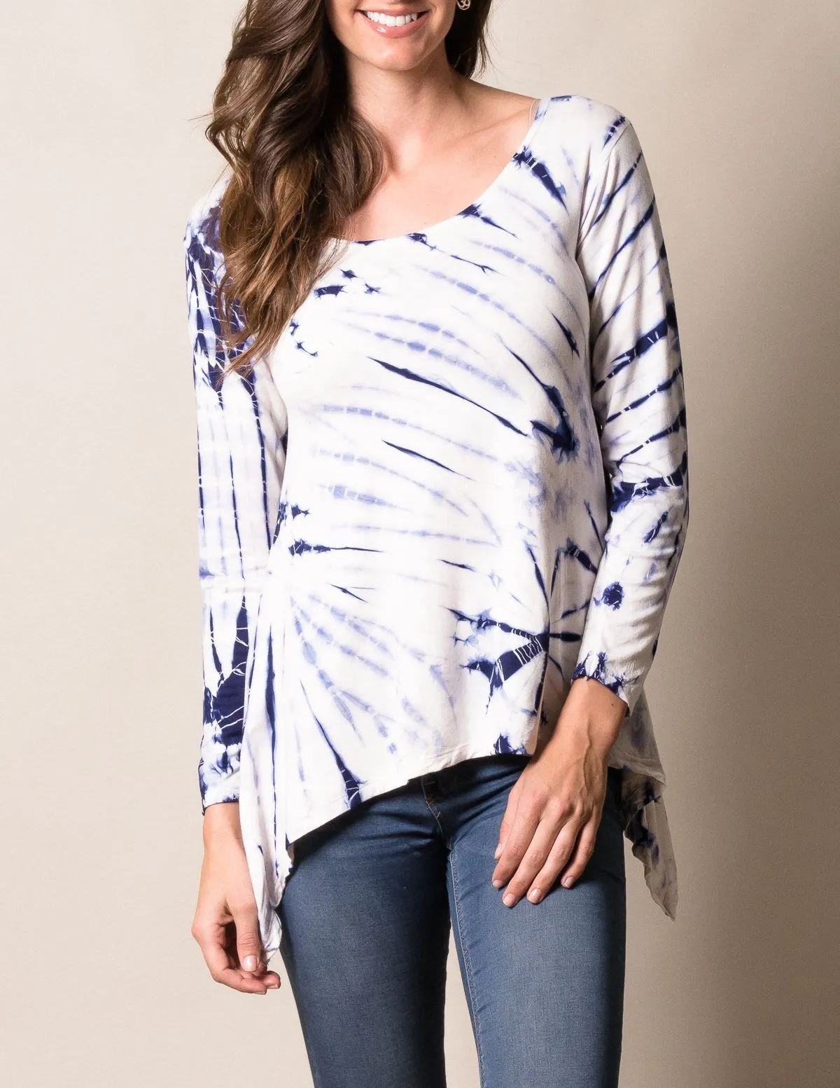 Indigo Tie-Dye Tunic