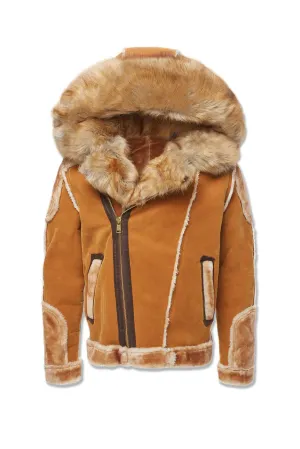 Jordan Craig - El Jefe Shearling Moto Jacket - Cognac (91590)