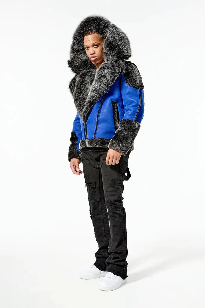 Jordan Craig - El Jefe Shearling Moto Jacket - Cognac (91590)