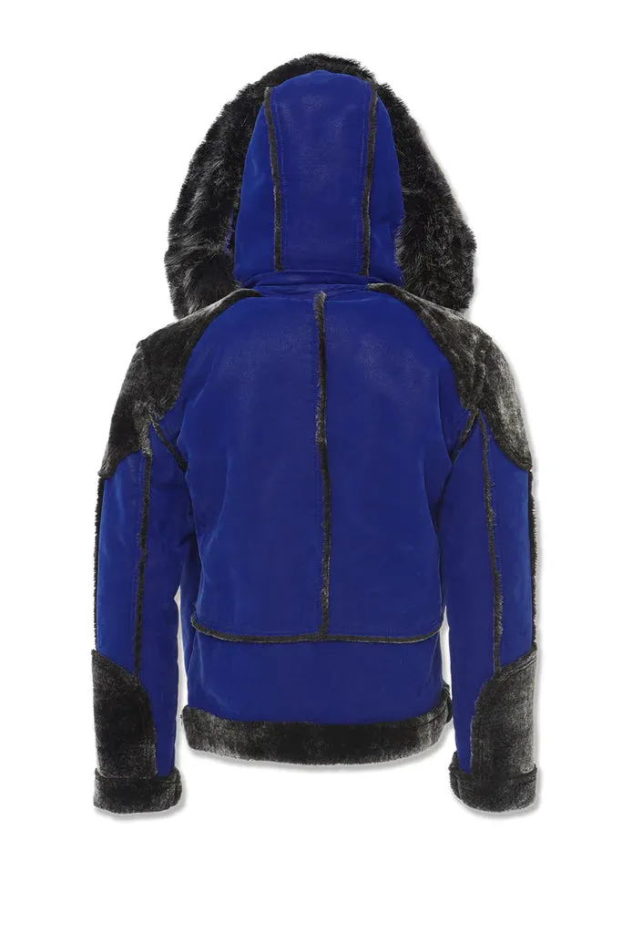 Jordan Craig - El Jefe Shearling Moto Jacket - Racer Blue (91590)