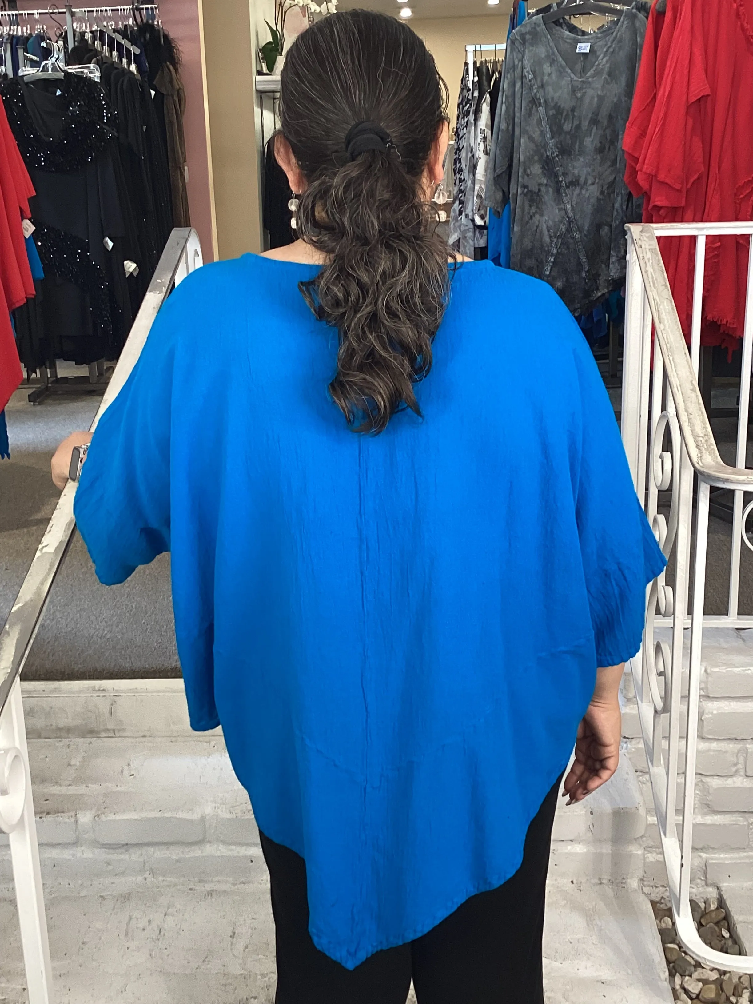 KITTY TUNIC - TURQUOISE