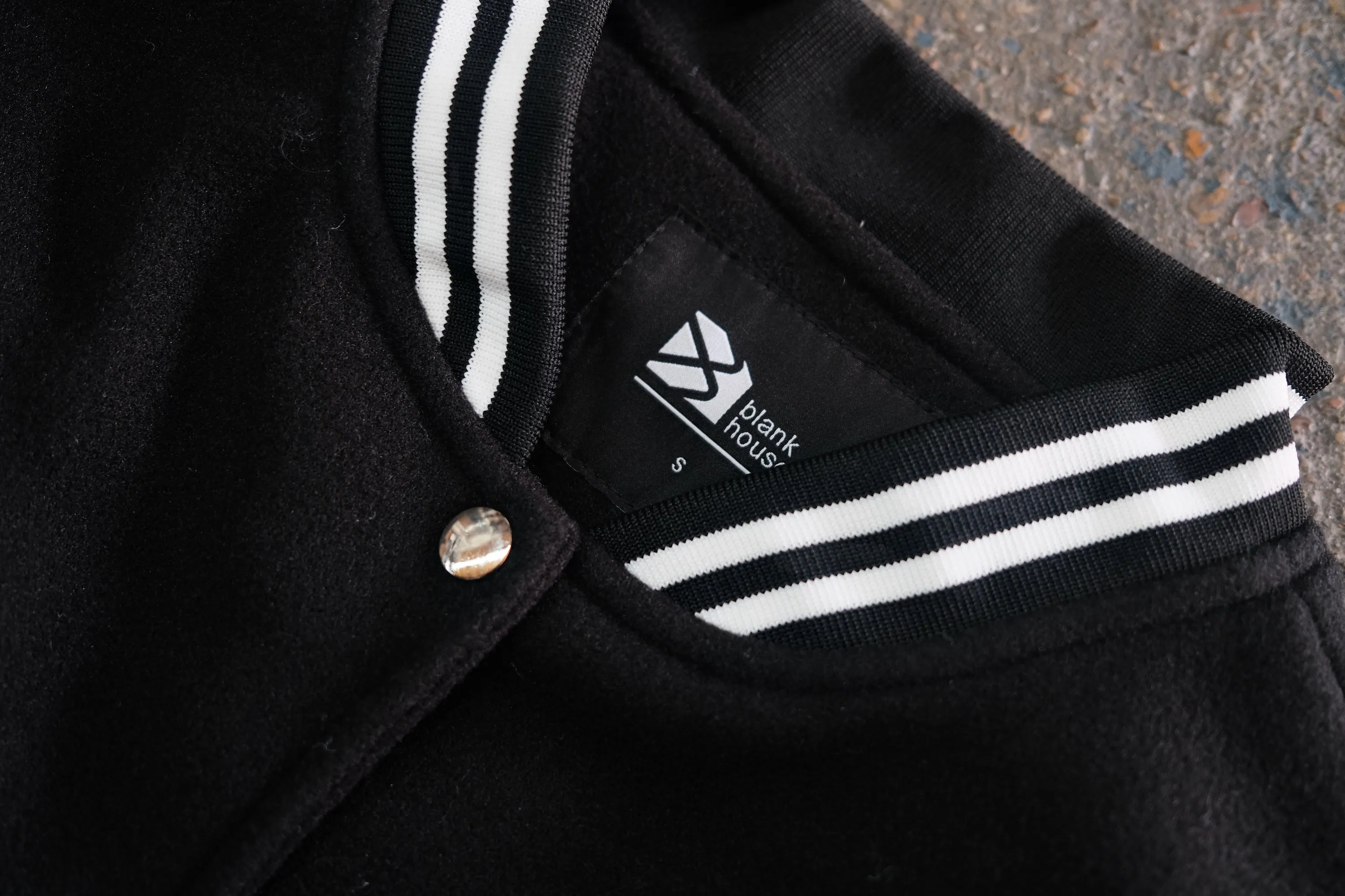 Ladies Cropped Letterman Jacket | Blank House