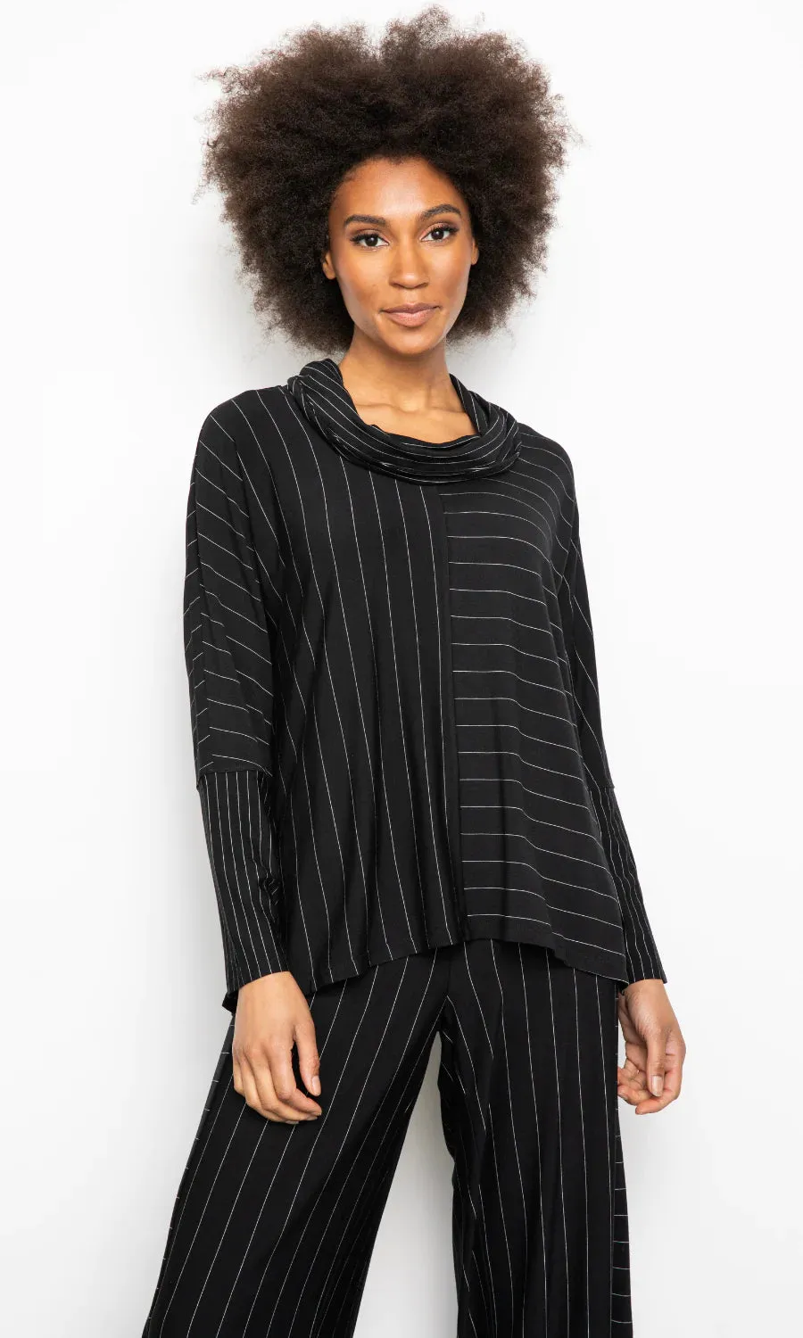 LIV BY HABITAT 145035 Pin Striped Stretch Tunic