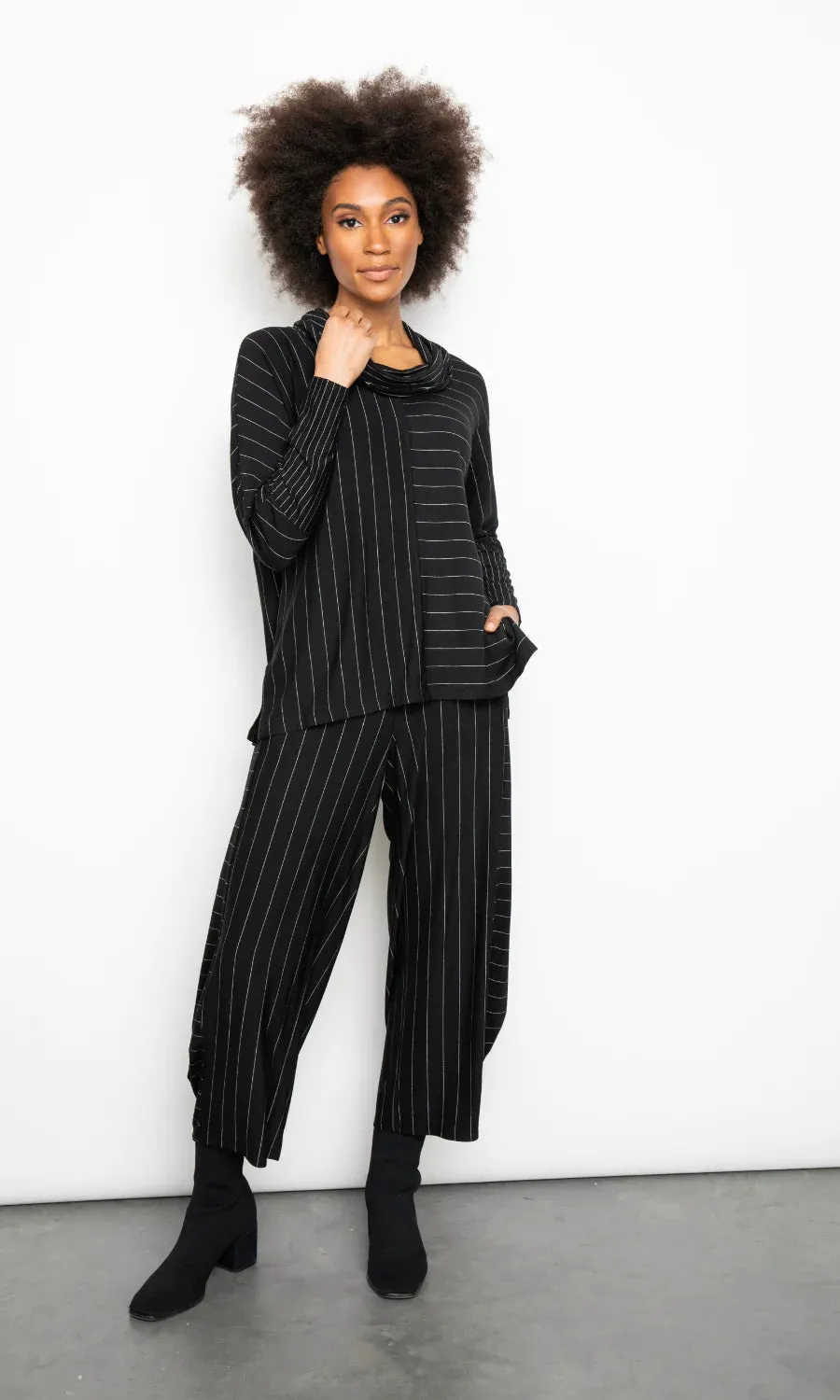 LIV BY HABITAT 145035 Pin Striped Stretch Tunic
