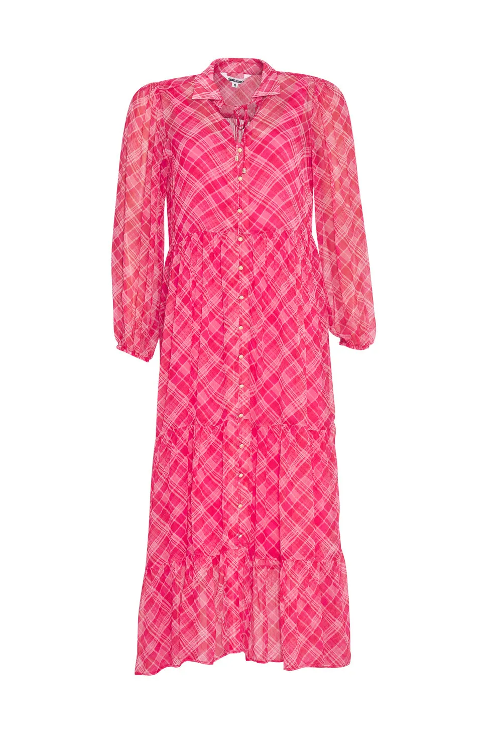 Loobies Story Brittany Midi Dress - Ruby