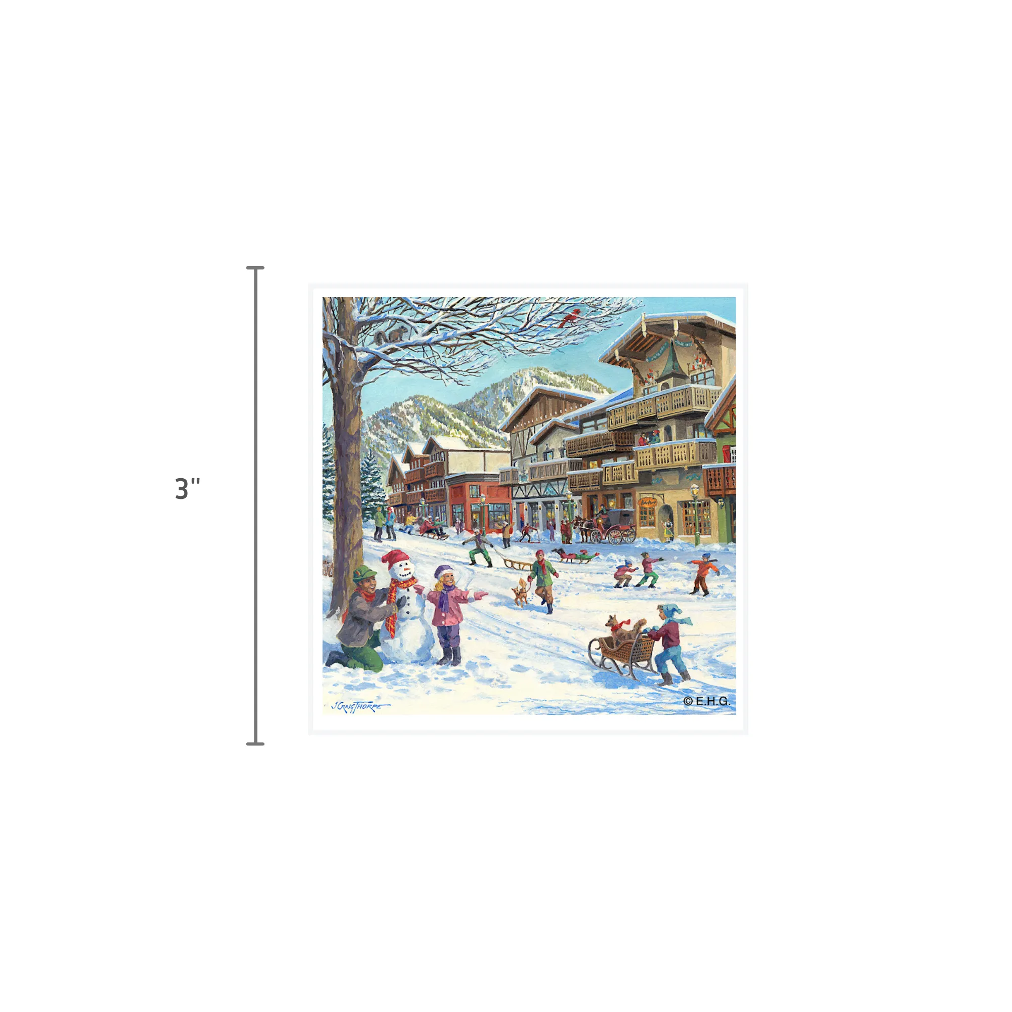 Magnetic Tile German Winter