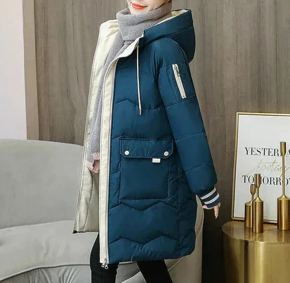 Marlies Puffer Parka | Lange warme winterjas voor dames