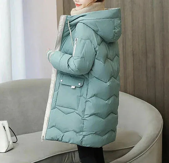 Marlies Puffer Parka | Lange warme winterjas voor dames