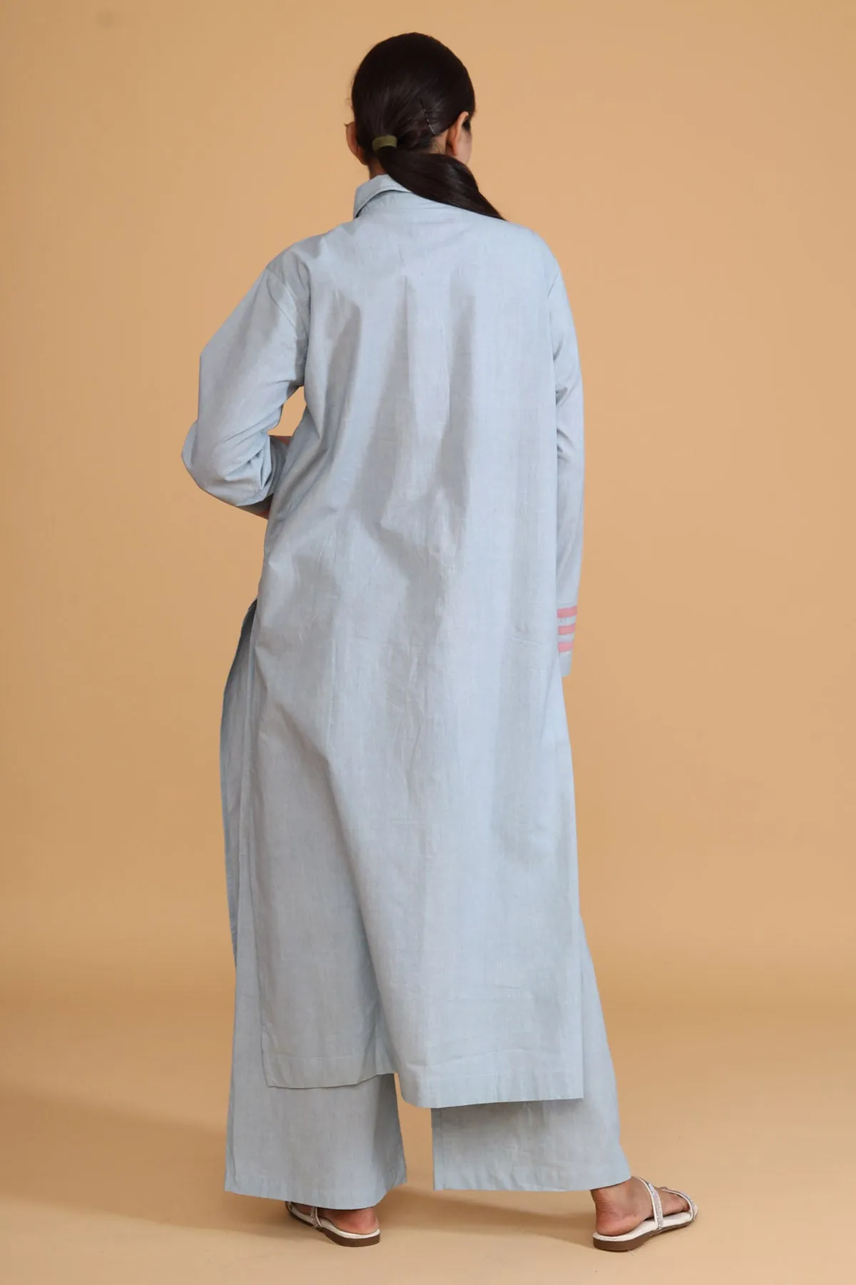 Mint Shirt Style Tunic & Pants