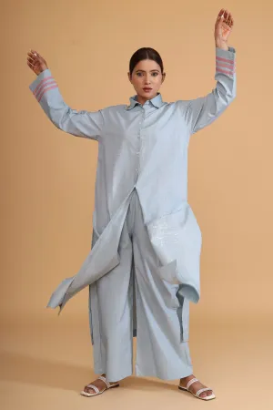Mint Shirt Style Tunic & Pants