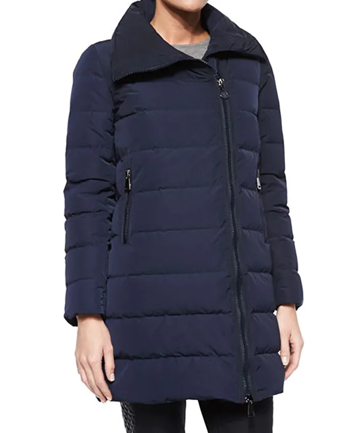 Moncler Midnight Navy Gerboise Down Filled Puffer Coat - S