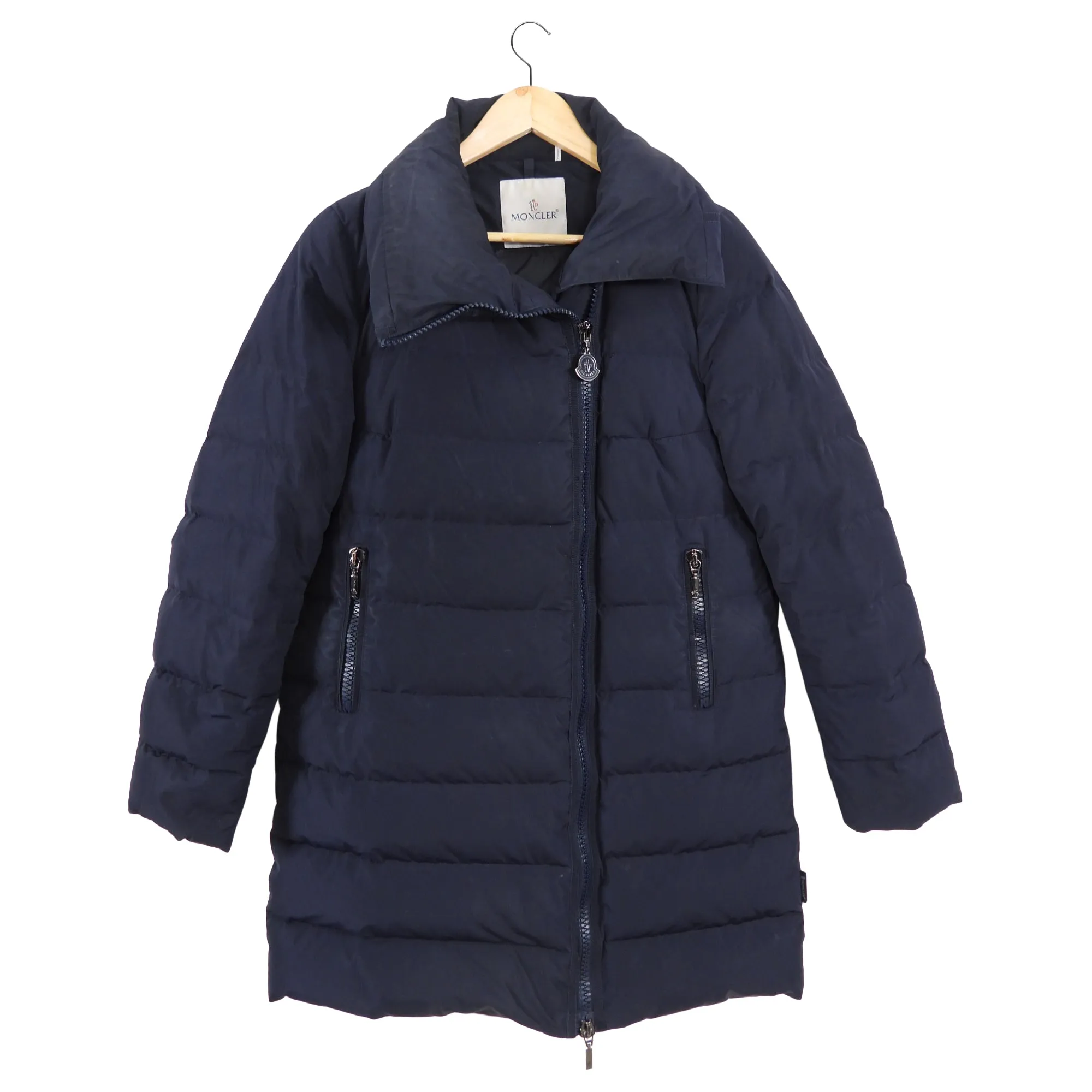 Moncler Midnight Navy Gerboise Down Filled Puffer Coat - S