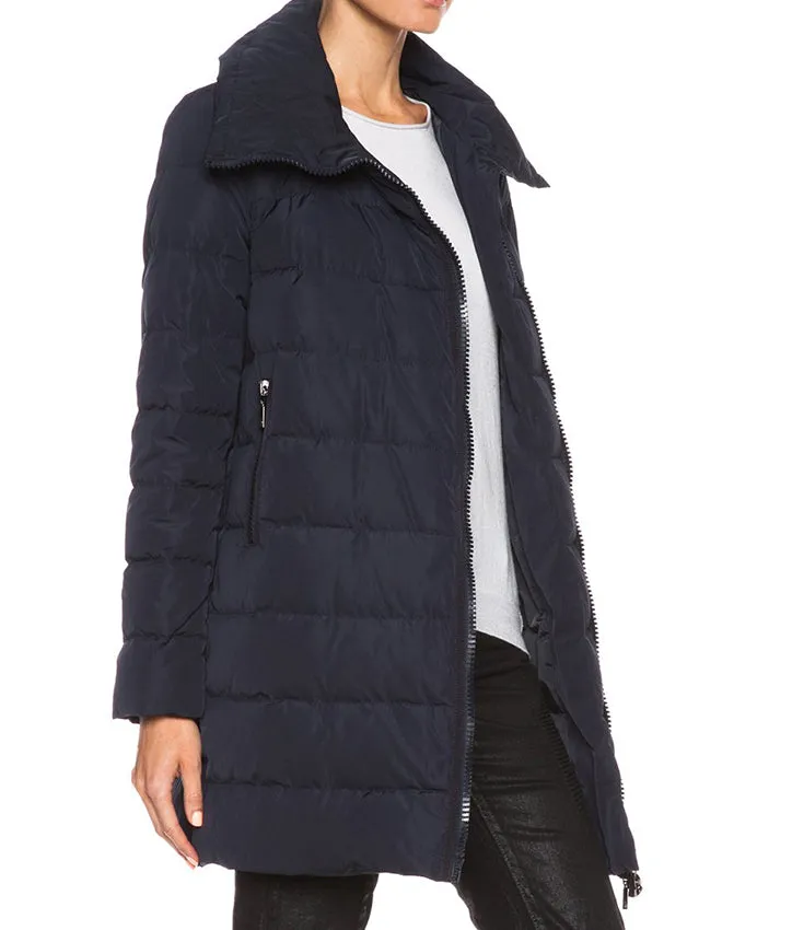 Moncler Midnight Navy Gerboise Down Filled Puffer Coat - S