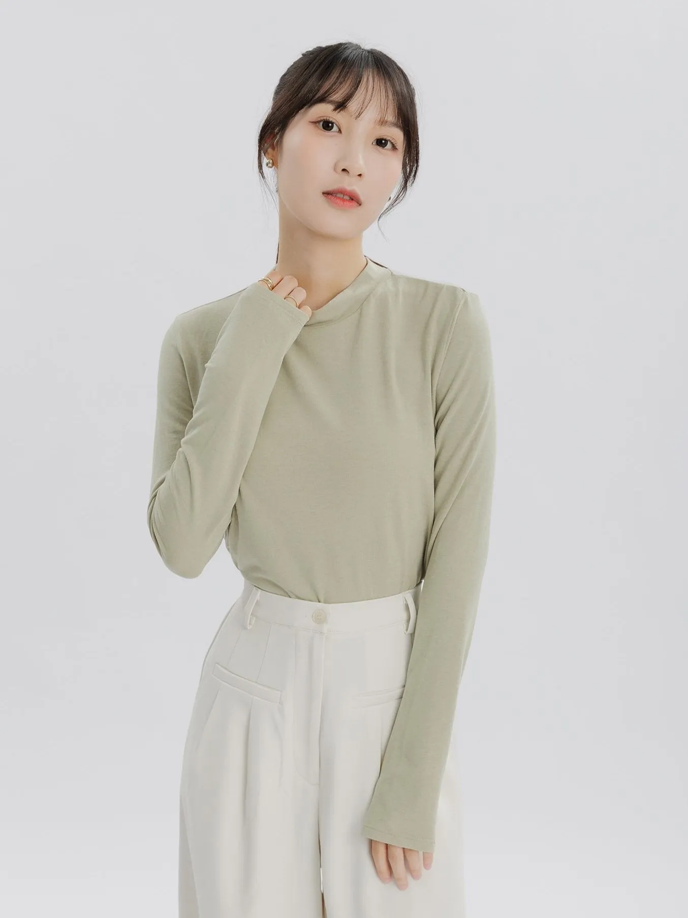 Natalie High Neck Soft Top